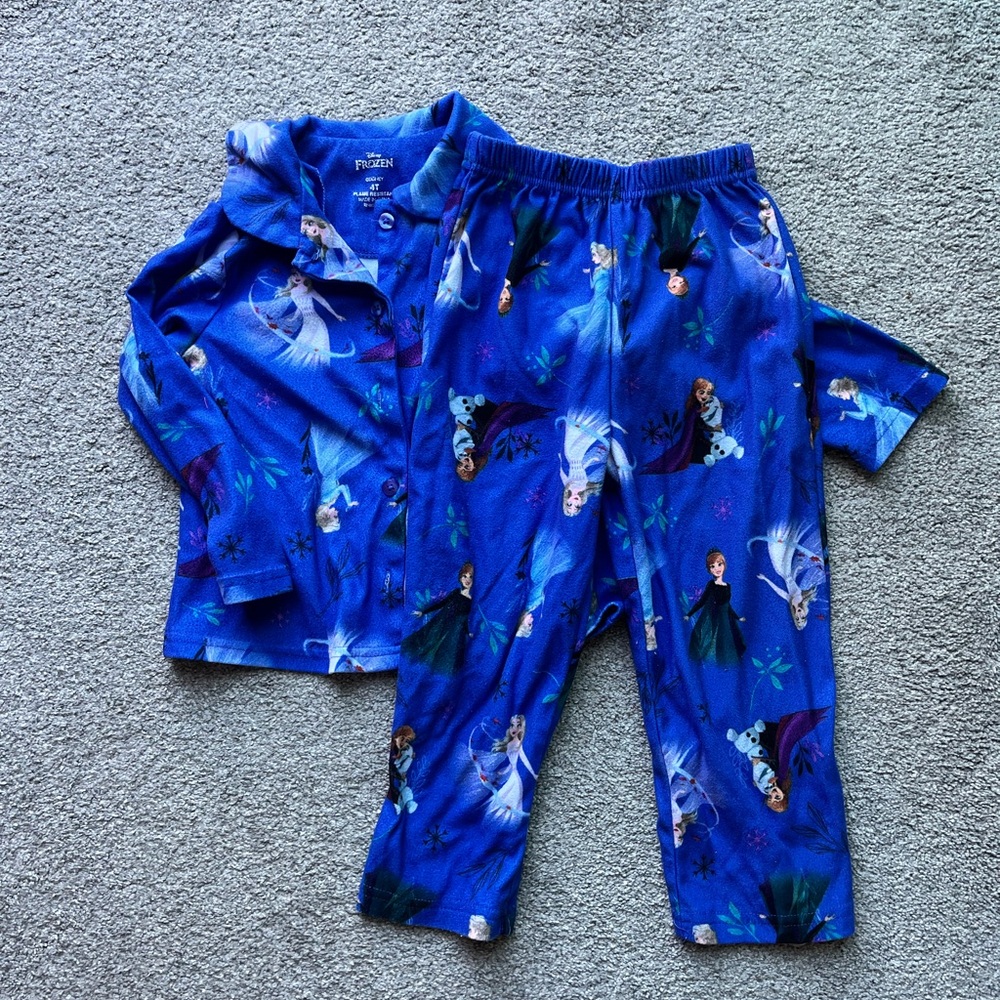 Disney Frozen Soft & Fuzzy 2 Piece Pajamas